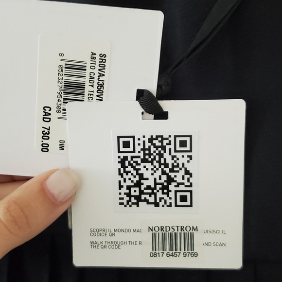 BNWT Red Valentino black shortsleeve dress Size 4 / S / 38. - Picture 11 of 14